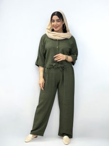 خرید ست شومیز و شلوار زنانه ماهلین قسطی