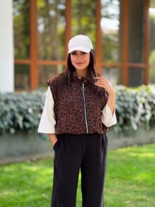 خرید وست زنانه پلنگی قسطی