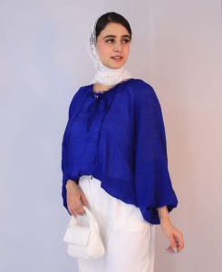 خرید شومیز وال آستین پفی قسطی